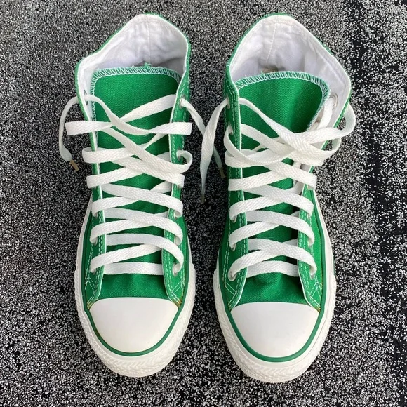 Converse Chuck Taylor Green High Top Sneakers- women’s 6- NWB - Picture 3 of 11